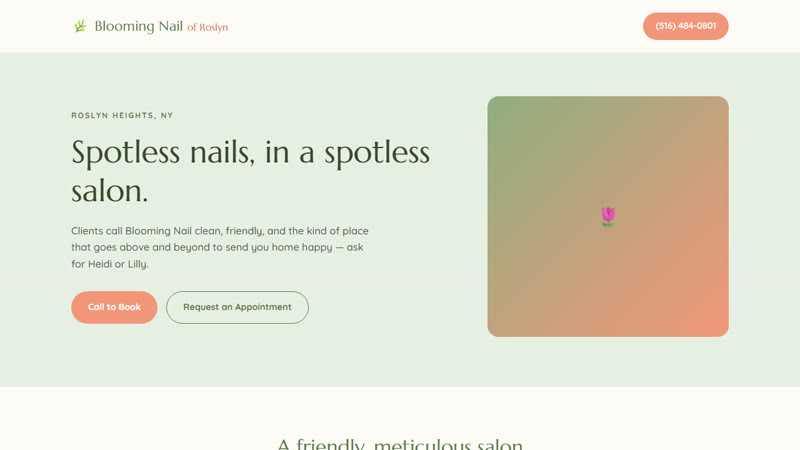Blooming Nail of Roslyn website